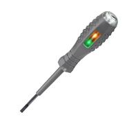 Detector de corriente de destornillador, 16,8 x 2,6 cm, 1 unidad, acero de aleación, PVC, comprobador de voltaje, herramienta de indicador de luz, para garaje