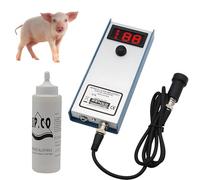 Detector De Criterios Del Medidor De Espesor De Grasa Dorsal De Cerdos Y Ganado,Medidor De Espesor De Grasa Dorsal Veterinaria,con Tres Luces Indicadoras,para Uso Doméstico O Comercial