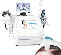 Detector de cuero cabelludo de 7 pulgadas, pantalla HD 7 en 1, analizador de folículos pilosos multifunción for diagnóstico de piel con 7 asas, toma/almacenamiento de fotografías en pantalla