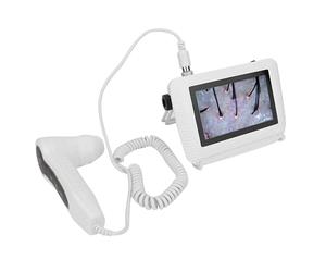 Detector de Cuero Cabelludo Detector de Cabello para Cuero Cabelludo Compatible con una Variedad de Lentes Pantalla de Imagen de Marco Congelado Diseño Recargable para Mujeres(Enc