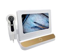 Detector de cuero cabelludo LCD de 10 pulgadas, analizador Digital de piel y cabello, microscopio para pruebas de folículos pilosos y análisis de piel, lupa 50/200X