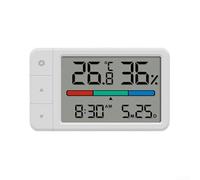 Detector de datos de alta calidad de aire 18 en 1 con pantalla LCD y almacenamiento de monitor real Pm25/pm10//tvoc Meter (negro)