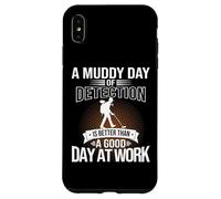 Detector de detección de Metales Divertido Carcasa para iPhone XS MAX