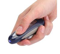 Detector de dinero falsificado portátil, detector de dinero de luz púrpura, con sonido de alarma, magnetismo de luz púrpura 2 en 1, mini detector de billetes falsos, para factura, moneda extranjera