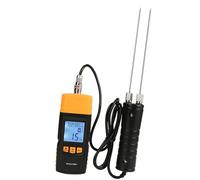 Detector de diseño dividido que permite el acceso a espacios reducidos para pruebas de humedad de tela de papel de madera, ± 2%, pantalla LCD precisa de humedad múltiple