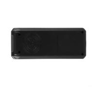 Detector de fuerza electromotriz con 5 indicadores LED para una detección precisa de radiación electromagnética y campos magnéticos, diseño a pilas (negro)