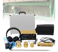 Detector De Fugas De Agua con Pantalla Digital Y Estuche De Transporte Detector De Fugas De Agua Subterránea, Kit Detector De Fugas para Viviendas Y Obras De Construcción(F999E)