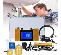 Detector de fugas de agua, equipo de detección de fugas subterráneo con auriculares, sensor de fugas de agua para tuberías