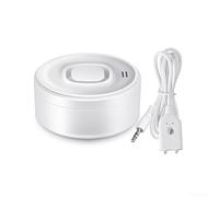 Detector de fugas de agua fortuya Smart, sensor de alarma WiFi de 100 dB de alto volumen, alertas de aplicación en tiempo real compatible con Alexa Google Home (con sonda)