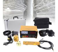 Detector De Fugas De Agua Herramienta Profesional Sensor De Fugas De Agua Preciso Y Confiable con Estuche De Transporte para Tuberías Subterráneas E Interiores/Exteriores(F999K)