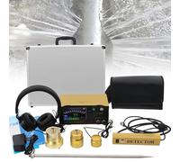 Detector De Fugas De Agua Herramienta Profesional Sensor De Fugas De Agua Preciso Y Confiable con Estuche De Transporte para Tuberías Subterráneas E Interiores/Exteriores(F999E)