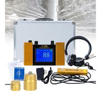 Detector De Fugas De Agua Herramienta Profesional Sensor De Fugas De Agua Preciso Y Confiable con Estuche De Transporte para Tuberías Subterráneas E Interiores/Exteriores(F999L)