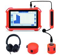 Detector de Fugas de Agua - Localizador Profesional de Tuberías Subterráneas, Profundidad 0,5-3 m, Pantalla Táctil HD 7", Reducción de Ruido para Tuberías Interiores y Exteriores 0.5M-Indoor