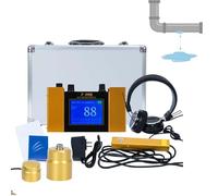 Detector De Fugas De Agua Subterráneas con Sensor Ultrasónico, Localizador De Tuberías De Agua con Pantalla LCD, 4 Modos De Frecuencia Ajustable Y Auriculares Incluidos