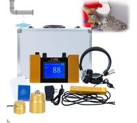 Detector De Fugas De Agua Ultrasónico con Sensor Avanzado, 4 Frecuencias Ajustables, Auriculares Incluidos Y Pantalla LCD, Ideal para Tuberías Subterráneas Y Redes De Agua