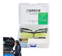 Detector de fugas de aire acondicionado: tinte de reparación fluorescente HVAC, trazador del sistema de enfriamiento | Solución de detección UV para vehículos de CA, refrigeración doméstica, unidades