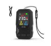 Detector de Fugas de Gas CO Tres en , Medidor de Monóxido de Carbono con Alarma, Medidor Portátil de Temperatura y Humedad para Uso Doméstico en