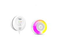 Detector de Fugas de Gas con WiFi para Casa Inteligente Tuya con Alarma de Sonido y Luz, Sensor de Alarma de Fugas Natural para el Hogar, Enchufe de