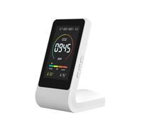 Detector de fugas de gas natural Medidor de CO2 3 en 1, Monitor de calidad del aire, Sensor Digital de temperatura y humedad, Detector de dióxido de carbono portátil multifuncional para el hogar y veh