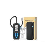 Detector de fugas HD02, monitor digital de gas para R22 R32 R134a con sensibilidad de 0.5 onzas/año, sistema de alarma triple, sonda flexible de 270 mm, interruptor Celsius/Fahrenheit, herramienta de