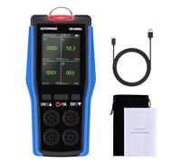 Detector de Gas 4 en 1 Detector portátil de Calidad del Aire Oxígeno O₂, sulfuro de hidrógeno H₂S, monóxido de Carbono CO, Gases inflamables EX Alarma Pantalla LCD Parpadeante Almacenamiento de Datos