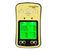 Detector de Gas Combustible 4 en 1 Analizador de Aire LCD Monitor multigas Detector de Gas Medidor de O₂ CO Analizador de H₂S
