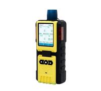 Detector de Gas de Bomba K600 con Pantalla LCD, medidor de Gas Cuatro en uno for Trabajo y hogar, luz de Sonido, Choque CO2 CO H2S HCL CL2 Monitoreo rápido(CO2)