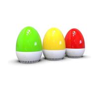 Detector de Gas, Detector de dióxido Carbono Analizador Gas CO2 Mini termómetro e higrómetro for exportación Medidor en Forma Huevo para el Trabajo y el hogar