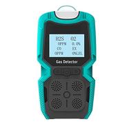 Detector de Gas, Detector de Gas multifunción MG10 4 en 1 H2S/CO/O2/ CX Detección de Gas Vibración Intermitente Pantalla Zumbador Alarma for Seguridad