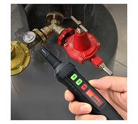 Detector de gas, Detector de gas natural Tipo de lápiz detector de fugas Monitor de medidor de gas combustible Monitor for alarma audible visible for el hogar HT61