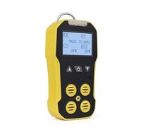 Detector de Gas, Detector multigas O2 H2S CO LEL 4 en 1 medidor de gas oxígeno sulfuro de hidrógeno monóxido de carbono Detector de fugas de gas combustible para casa y autocaravana (BH-4A)