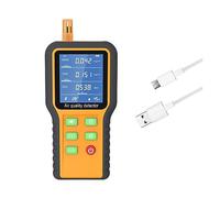 Detector de Gas, Monitor de calidad del aire, Detector de formaldehído, Sensor Digital de temperatura y humedad, probador HCHO TVOC for coche interior y exterior