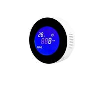 Detector de Gas Natural WiFi con válvula solenoide eléctrica, Control Inteligente automático, Apagado, Sensor Alarma Fuga metano CH4 Monitora de Taller(Gas Detector)
