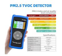Detector de Gas, Probador de Calidad del Aire Profesional, Detector de partículas PM2.5, for la Industria, la decoración y el Medio Ambiente, HP-5800M para monitoreo de Aire