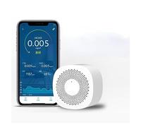 Detector de Gas, Sensor de medidor de CO2, Monitor de calidad del aire, probador de aplicación de teléfono, Monitor de formaldehído, dióxido de carbono, probador de temperatura, Detector de Gas