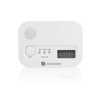 Smartwares Detector de monóxido de Carbono - Sensor de 10 años - con Pantalla y botón de Prueba - FGA-13041