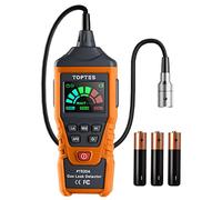 Detector de Gas, TopTes PT520A Gas Natural para Fugas Combustibles (Propano), Sonda 43.5 cm, Alarma Visual y Auditiva (3X Pilas AAA Incluidas, Manual de Usuario en Español) - Naranja