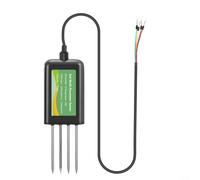 Detector de humedad del suelo, 4,5 x 1,5 x 12,3 cm, 8 en 1, RS485, sensor de suelo con pH y humedad, temperatura, salinidad, NPK, medidor para jardinería, agricultura