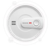 Detector de humo en red X-Sense, batería de 10 años, alcance inalámbrico de más de 250 m, juego de 1