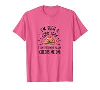 Detector de Humo Im Such A Good Cook Me Cheers Me On Funny Camiseta, Hombre, Rosa Jaspeado, 3XL