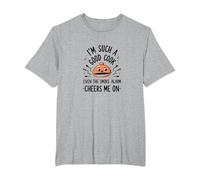 Detector de Humo Im Such A Good Cook Me Cheers Me On Funny Camiseta, Hombre Tallas Grandes, Gris Jaspeado, 6X Alto