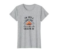 Detector de Humo Im Such A Good Cook Me Cheers Me On Funny Camiseta, Mujer, Gris Jaspeado, 3XL
