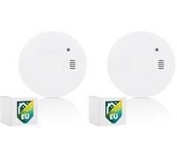 Detector de Humo Smartwares - Pila reemplazable con una duración de 5 años - Detección rápida y fiable - 85 dB - FSM-1175 (Paquete de 2)