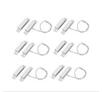 Detector de interruptor de sensor magnético de puerta con cable, ABS para alarma de montaje en superficie para seguridad en el hogar, intrusión en tienda, monitor de puerta de garaje, para detector de