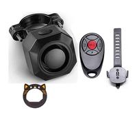 Detector de Intrusiones por Vibración Zeerkeer - Antirrobo Vehicular Pro para Motos, Vehículos Eléctricos, Bicicletas | Alarma 110dB, IP65, Control Remoto, 7 Niveles Sensibilidad