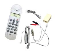 Detector De Línea Telefónica C019 Probador 3 Opciones Enchufe Con Clip Puente Para Problemas Revestimiento Teléfono Fijo Detector Teléfono ABS