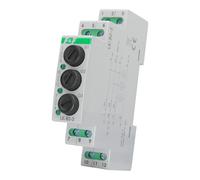 Detector de luz Luz de señal 3 fases con fusible 3 x verde F&F 2892