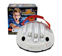 Detector de mentiras en miniatura, para fiestas, videoconsola, verdad o desafío, dispositivo divertido, juguete interactivo para adultos, juego de mesa, regalo (blanco, 16 x 16 x 8 cm)