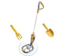 Detector De Metal Para Niños - Buscador De Tesoros Portátil Con Bobina De Búsqueda, Estimulación De Habilidades Multi-cognitivas, Niños Y Niñas Dorados De Mano Interactivos | Patio Al Aire Libre