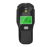 Detector De Metales 5 En 1, Escáner De Pared, Encuentra Postes De Madera Y Metal, Detección De Cable Vivo, Escáner De Pared, Buscador De Cajas Eléctricas Con LCD CóModo De Usar(Black)